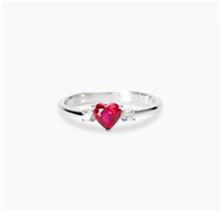 Anello Mabina Donna in Argento Rubino